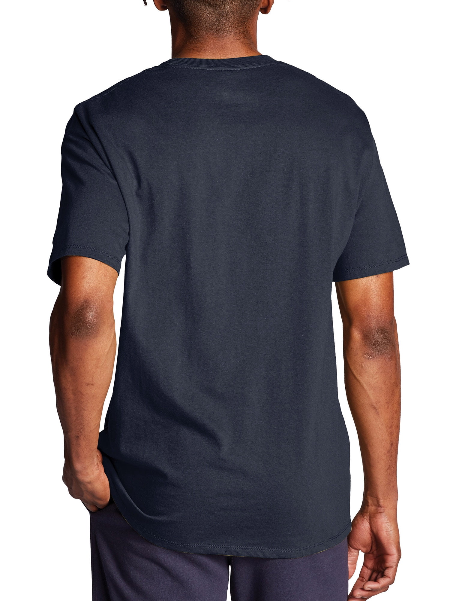 Champion Big & Tall Short Sleeve Jersey Tee (CH305) Navy, 5XL