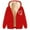 Red, variant on Meichang Sherpa Lined Jacket Women Heart Graphic Zip Up Hoodie Outerwear Warm Winter Long Sleeve Fleece Hooded Sweatshirt Coat with Pockets Green L