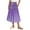 A Purple, variant on Horkkom A Line Skirt High Waist Floral Print Maxi Skirts for Women, Summer Causal Loose Pleated Skirts L