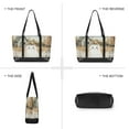 thumbnail image 6 of FORMRS Canvas Laptop Tote Bag for Women with 15.6" Computer Compartments Shoulder Handbag, Cute Halloween Pumpkins, 6 of 7
