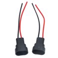 thumbnail image 4 of 2Pcs Socket Wires Male Adapter Bulb Copper Wiring Harness 12V For LED Headlight Fog Lamps, 4 of 8