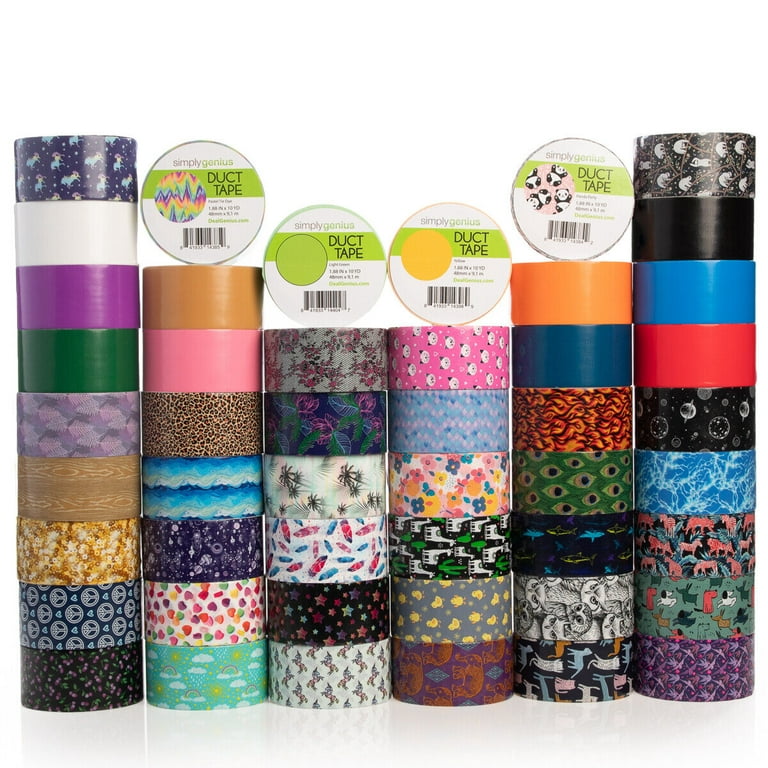 Simply Genius Duct Tape Roll Colors Patterns Craft Supplies