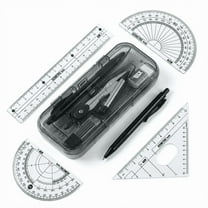 8 Pcs Geometry School Compass and Drafting Kit