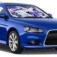 thumbnail image 4 of Balery Butterflies Print Car Windshield Sun Shade,Windshield Sunshade for Car Pickup Truck SUV Accessories-Small, 4 of 7