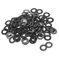 thumbnail image 3 of Uxcell 24mm O.D. 2mm Thick Nylon Flat Washers for 12mm ID Screw Bolt, 100 Count, 3 of 5