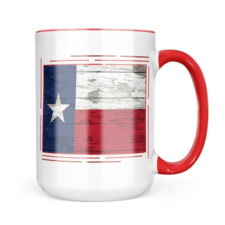 

Neonblond Flag on Wood Texas region: America (USA) Mug gift for Coffee Tea lovers
