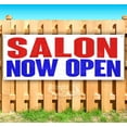 thumbnail image 1 of Salon Now Open 13 oz Vinyl Banner With Metal Grommets, 1 of 4