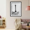 thumbnail image 3 of Historic Framed Print, Paris. Column which marks site of old [...], 17-7/8" x 21-7/8", 3 of 9