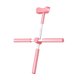 thumbnail image 1 of Herramienta de estiramiento de Cuerpo Escultura de la gimnasta Entrenamiento de pie Cuatro niveles ajustables Fitness 81 cm de hombro abierto Rosa, 1 of 8