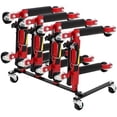 thumbnail image 4 of Car Dolly Storage Rack - Heavy Duty 4 Wheel Dolly Holder with 360° Swivel Casters, Universal Jack Stand Organizer for Garage Workshop Auto Repair Shop, Space Saving Tool Storage, 4 of 5