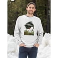 thumbnail image 2 of A Great Blue Heron Sweatshirt Men -John James Audubon Designs, Male 3X-Large, 2 of 4