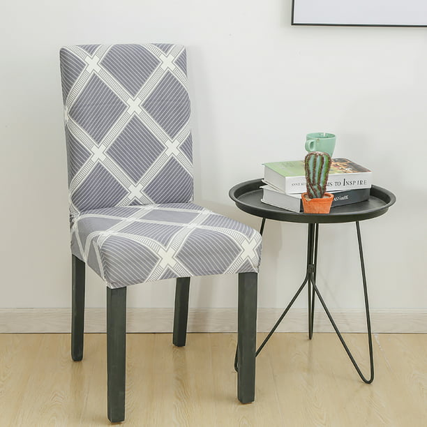 Elastic Dining Chair Covers Washable, Seat Covers For High Back Dining Chairs