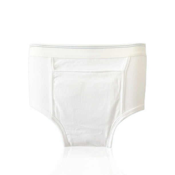 2 pcs Classic Incontinence Underwear Cotton Briefs Boxer Shorts Skin