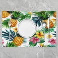 thumbnail image 2 of Pineapple Placemats Set of 4, Tropical Fruit Print Placemats for Dining Table, Fresh Pineapple Pattern Washable Fabric Decoration Table Mats Placemat 18"x12", 2 of 4