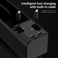 thumbnail image 4 of COM1950s Type C Charger, Usb C Cable, Car Seat Slit Storage Box with Cable Car Charger Multifunctional Storage Box Double Usb Storage Box Fast Charging Qc3.0 Type C, Usb C Charger, Usb C Charger Cable, 4 of 8