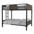 thumbnail image 2 of Furniture of America Baron Metal Full over Full Bunk Bed in Black, 2 of 14