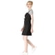 thumbnail image 4 of Vestido de peto para mujer Allegra K mezclilla general de una línea Negro S, 4 of 6