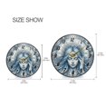 thumbnail image 2 of Wall Clock Battery Operated Non-Ticking Silent for Living Room Bedroom Kitchen Office Decor Woman with Third Eye and Planet 9.5", 2 of 10