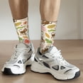 thumbnail image 6 of Sigee Monkeys in the Jungle for Contrast Design Soft Moisture-Wicking Socks Crew Casual Athletic Stretchy Loose Middle Tube Socks, 6 of 6