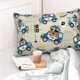 thumbnail image 4 of Fotbe Animals Driving Police Car Funda de Almohada Decorativa Estilo Occidental, Lujo en Algodón, Fundas para Almohadas King, Cojín Estampado para Decoración del Hogar-16"x24", 4 of 6