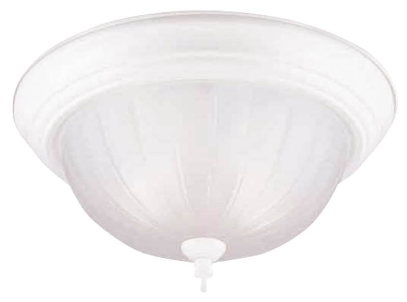 Sunlite 04578-SU DWS11/FR 11-Inch Decorative Dome Ceiling Fixture Smooth White Finish Frosted Glass 
