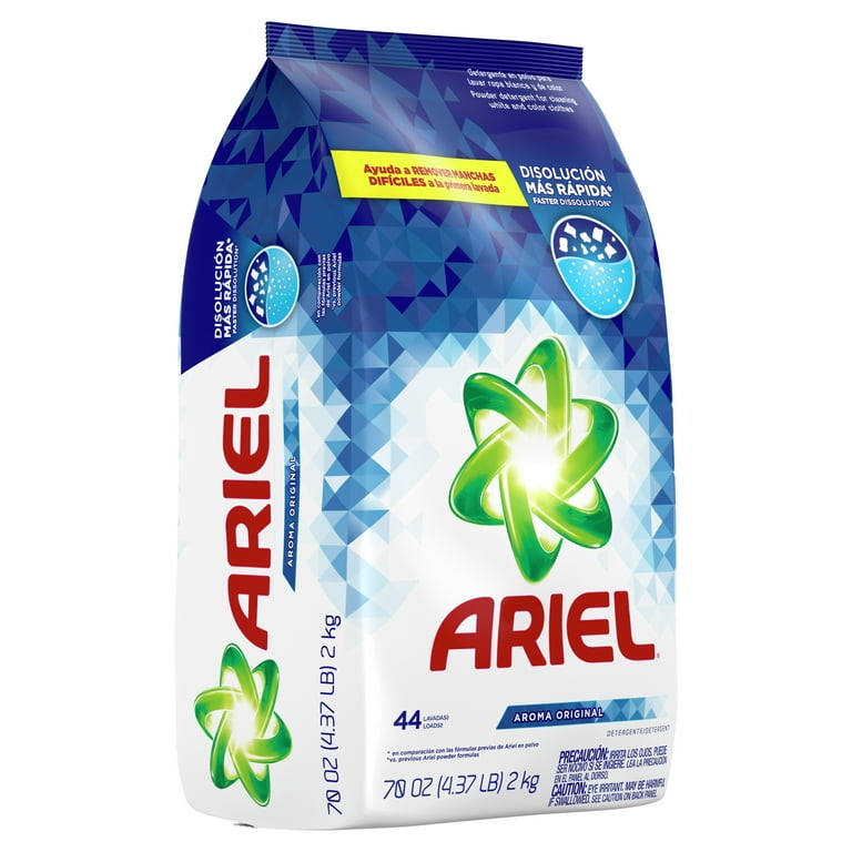 Ariel Powder Laundry Detergent, Original Scent, 70 oz, 44 Loads