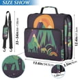 thumbnail image 2 of FORMRS Zipper Binder with Shoulder Strap 2-inch Ring 500 Sheet Capacity File Bag, Abstract Animals, 2 of 5