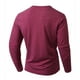 thumbnail image 4 of pstuiky camisas de manga larga para hombre, Blusa/camisa informal y de moda para hombre, de color liso, con cuello vuelto y bolsillos Tops de hombre xl, 4 of 6