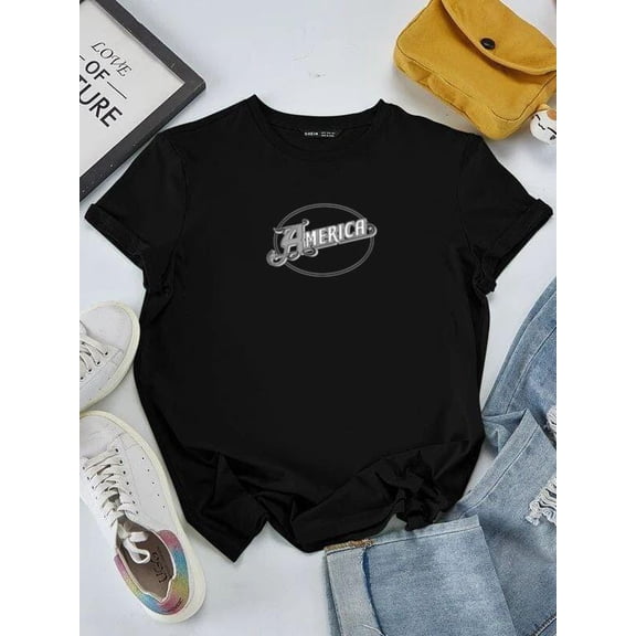 America Band Classic Rock Fan Gift Retro Music Graphic Design V41408 Unisex tee V50838, for men & women, up to size 5XL