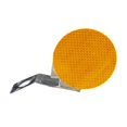 thumbnail image 2 of Reflector frontal para señalización de entrada de vehículos, alta visibilidad, 10 cm, fácil de instalar. amarillo, 2 of 4