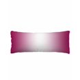 thumbnail image 2 of Rose Red Ombre Body Pillow Cover, Pillowcase Protectors with Zipper, Breathable Decorative Throw Pillow Case Cover, Pink White Gradient Modern Abstract Art Pillow Shams for Couch Sofa 20x54Inch, 2 of 8