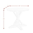 thumbnail image 4 of Picket House Keaton Round Counter Height 5PC Dining Set-Table and Four Stools, 4 of 5