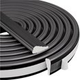 thumbnail image 2 of HPZZ Wedge-Shaped PU Foam Sealing Strips for Winter Sliding Windows & Doors - Self-Adhesive Sound Insulation & Drawer Anti-Collision Strips, 2 of 2