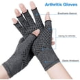 thumbnail image 3 of Guantes de compresión para artritis ACTIVE 1 par de articulaciones de dedos calientes L, 3 of 5