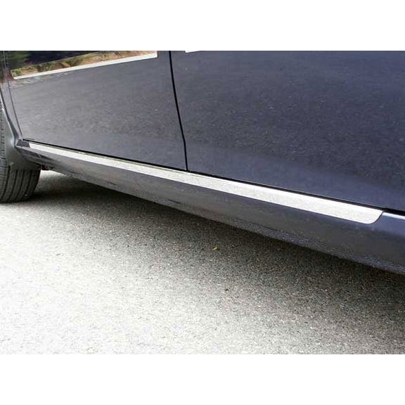 Stainless Rocker Panel Trim 2Pc Fits 2007-2010 Hyundai Elantra TH27340 QAA