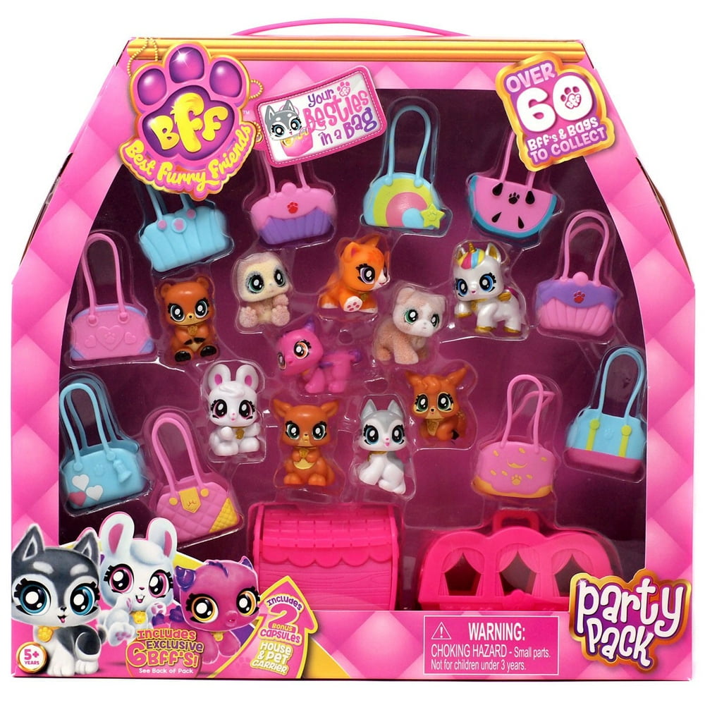 BFF Best Furry Friends Party Pack Mini Figure 10Pack