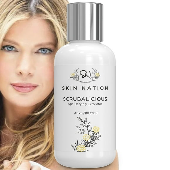 Limpiador facial Skin Nation Scrubalicious con aloe vera y ácido glicólico
