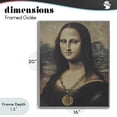 thumbnail image 4 of Stupell Industries Glam Iconic Bitcoin Smile Classic Gray Framed Giclee Art, 16 x 20, by Svetlana Aleynikova, 4 of 8
