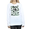 thumbnail image 3 of Elf Womens Infographic Poster Sweatshirt, 3 of 5
