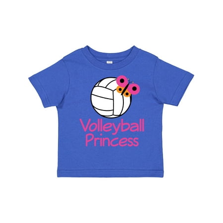 

Inktastic Volleyball Butterfly Princess Gift Toddler Toddler Girl T-Shirt