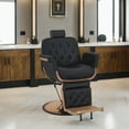 thumbnail image 2 of BarberPub Heavy Duty Hydraulic Pump Barber Chair, Reclining Salon Chair for Barbershop, 2 of 12