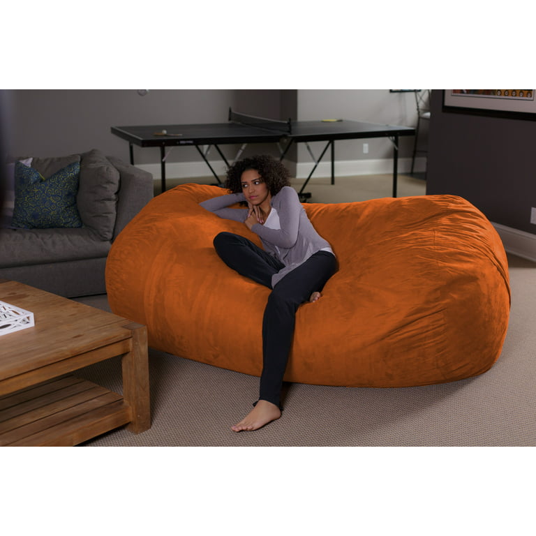 5' Large Bean Bag Chair With Memory Foam Filling And Washable