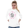 thumbnail image 4 of Breast Cancer Awareness Faith in God Women Plus Size Long Sleeve Graphic Tee Brisco Brands 3X, 4 of 5