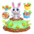 thumbnail image 2 of Bunny Electric Puzzle Board Game Parent-child Interactive Toy Party Game Jumping Rabbit Pulling Carrot Puzzle Game, 2 of 9