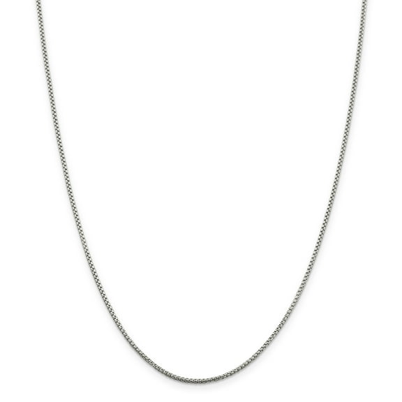 Primal Silver Sterling Silver 1.5mm Round Box Chain