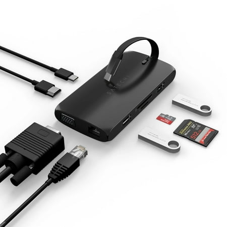 Satechi - USB-C On-The-Go 9-in-1 Multiport Adapter - Space Gray