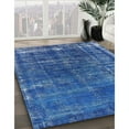 thumbnail image 2 of Ahgly Company Indoor Rectangle Mid-Century Modern Iceberg Blue Oriental Area Rugs, 2' x 4', 2 of 6