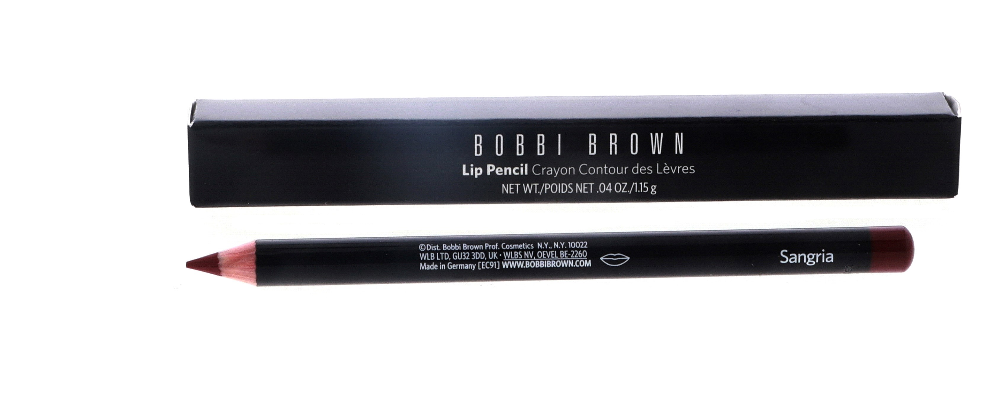 Bobbi Brown Lip Liner Pencil Sangria .04 Oz