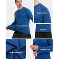 thumbnail image 4 of Camisetas MLYENX paquete de 7 manga larga UPF 50+ secado rápido XL, 4 of 6