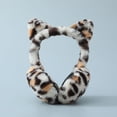 thumbnail image 3 of Orejeras con estampado de leopardo, cálidas orejeras de felpa de estilo europeo y americano para invierno, orejeras de felpa con protección para los oídos, lindas orejeras plegables, 3 of 6